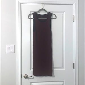 Ribbed sleeveless dress